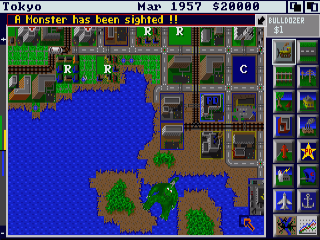 SimCity screenshot 2 for Amiga